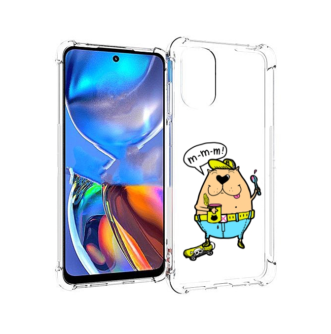 

Чехол MyPads Бобр для Motorola Moto E32, Прозрачный, Tocco