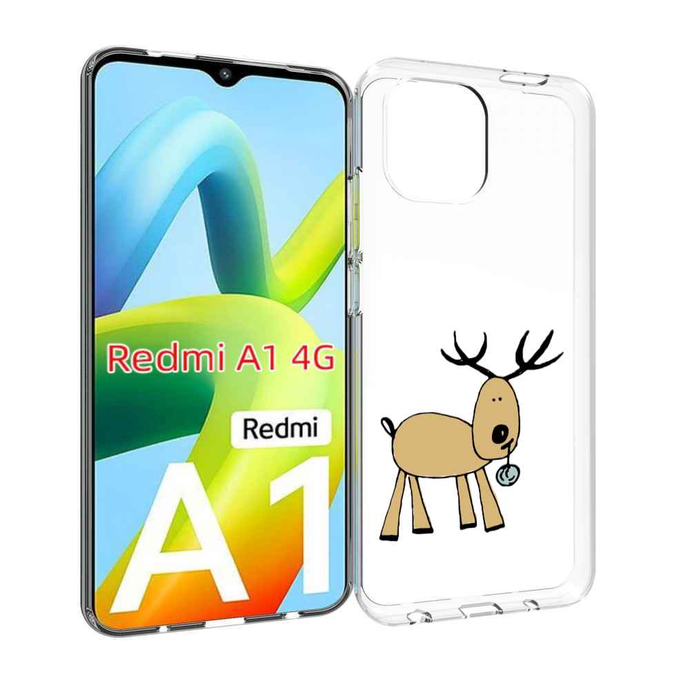 

Чехол MyPads Олень с шариком для Xiaomi Redmi A1, Прозрачный, Tocco