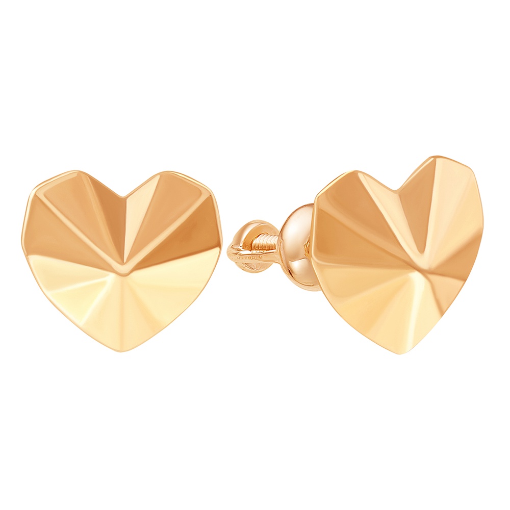 

Серьги пусеты из красного золота 585Gold 402004703, 402004703