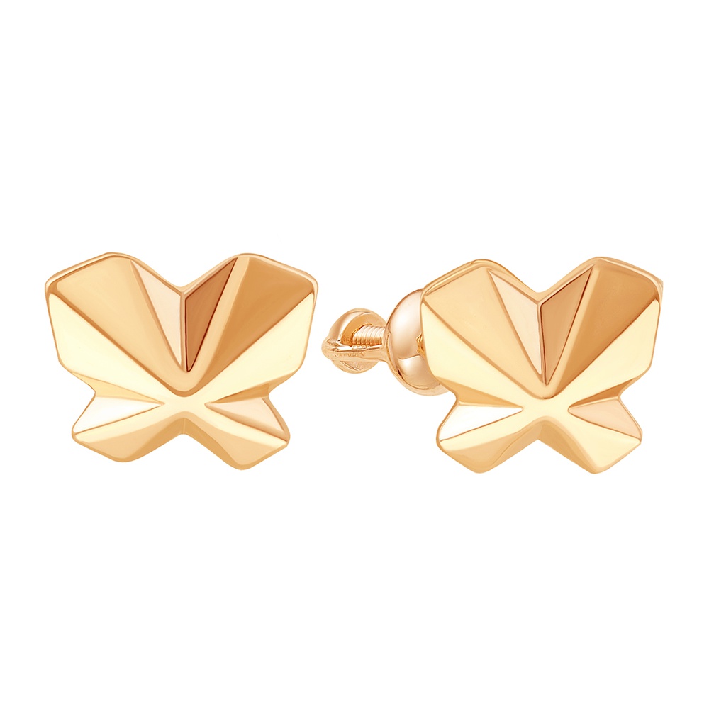 

Серьги пусеты из красного золота 585Gold 402004704, 402004704