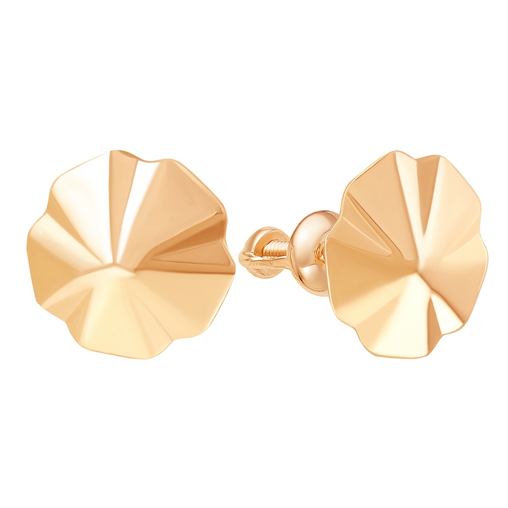 

Серьги пусеты из красного золота 585Gold 402004706, 402004706