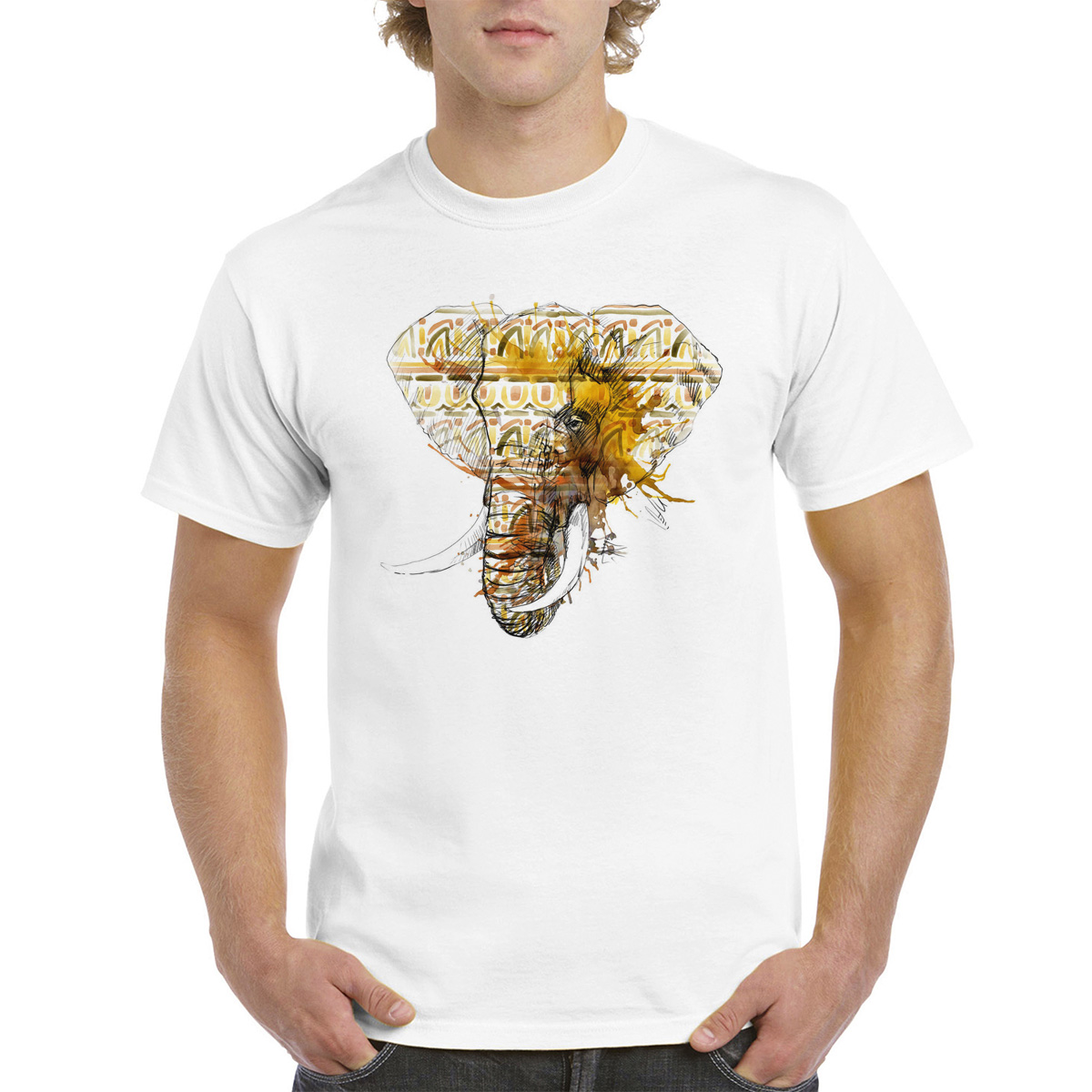 

Футболка унисекс CoolPodarok 4M015177 белая 54 RU, Белый, 4M015177