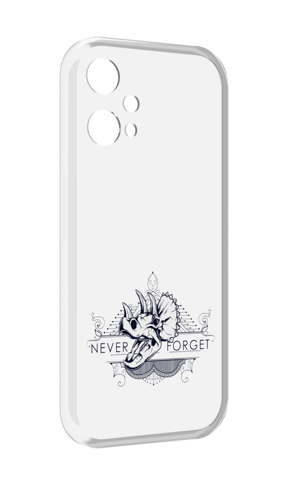

Чехол MyPads логотип носорога никогда не забуду для OnePlus Nord CE 2 Lite 5G, Прозрачный, Tocco
