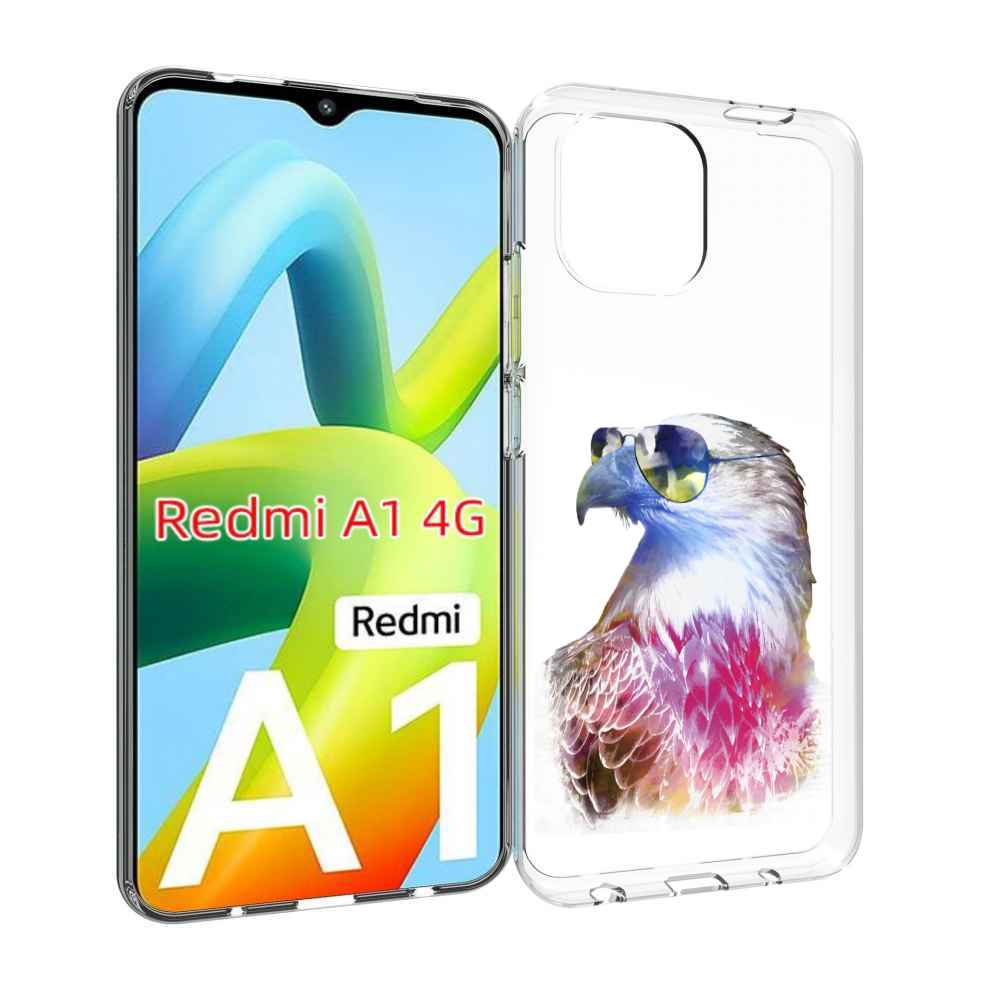 

Чехол MyPads Орел в очках для Xiaomi Redmi A1, Прозрачный, Tocco