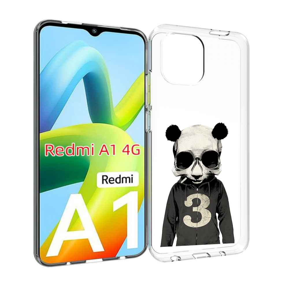 

Чехол MyPads Панда-в-костюме для Xiaomi Redmi A1, Прозрачный, Tocco