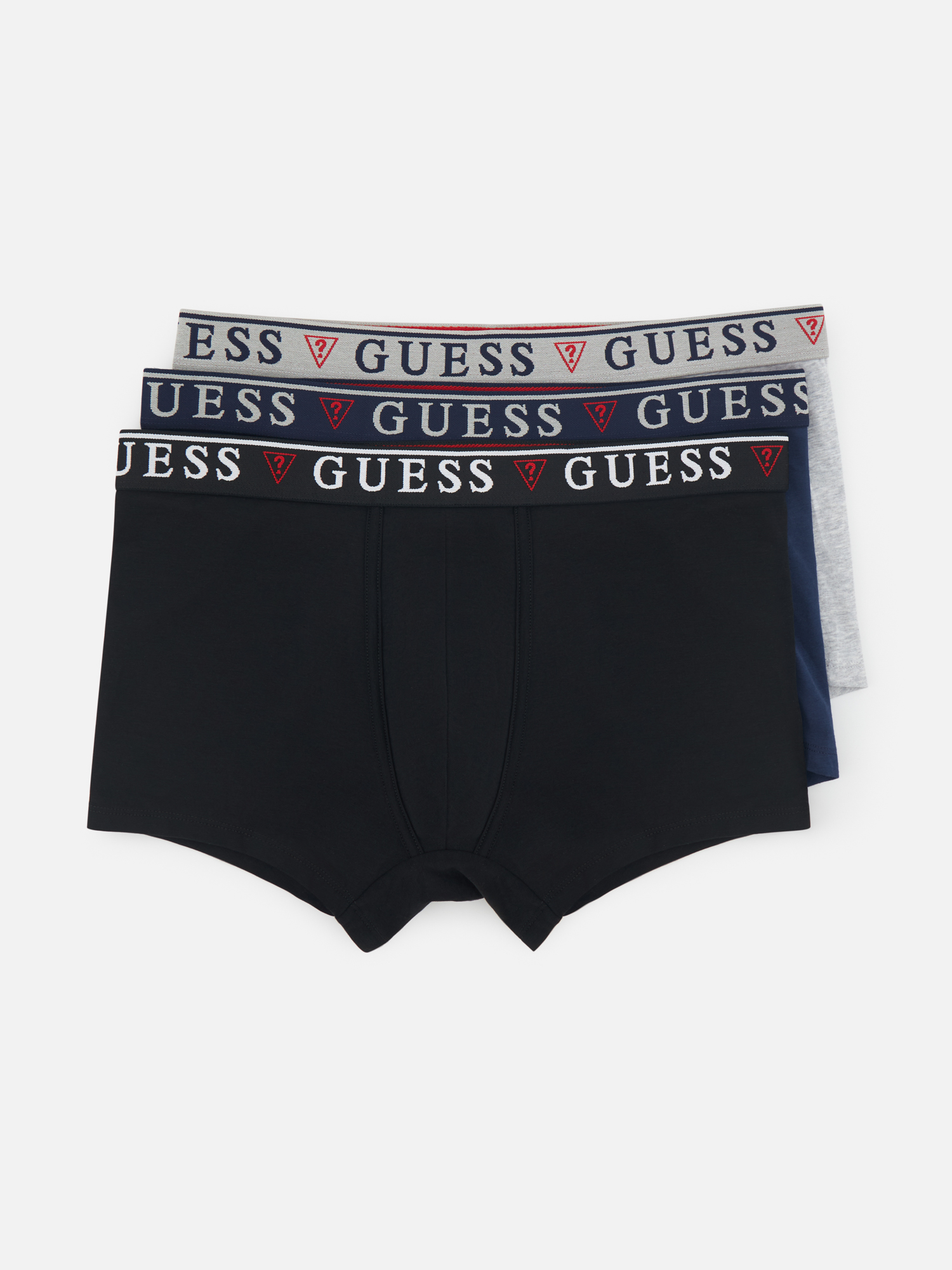 

Комплект трусов мужских Guess Boxer U97G01KCD31 черно-синий-FB4O M, Черный;синий, U97G01KCD31