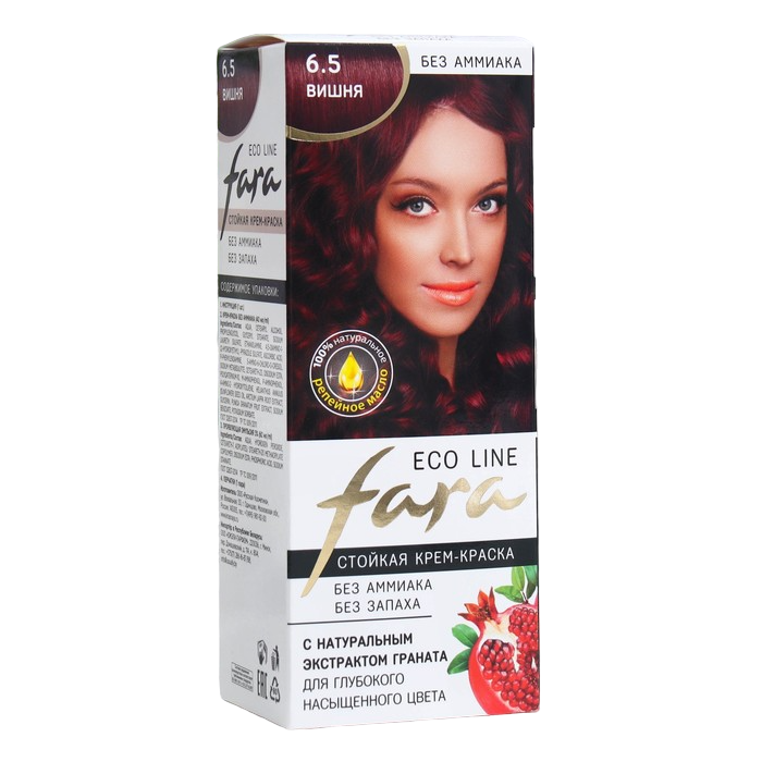

Краска для волос FARA Eco Line 6.5 вишня, 125 г