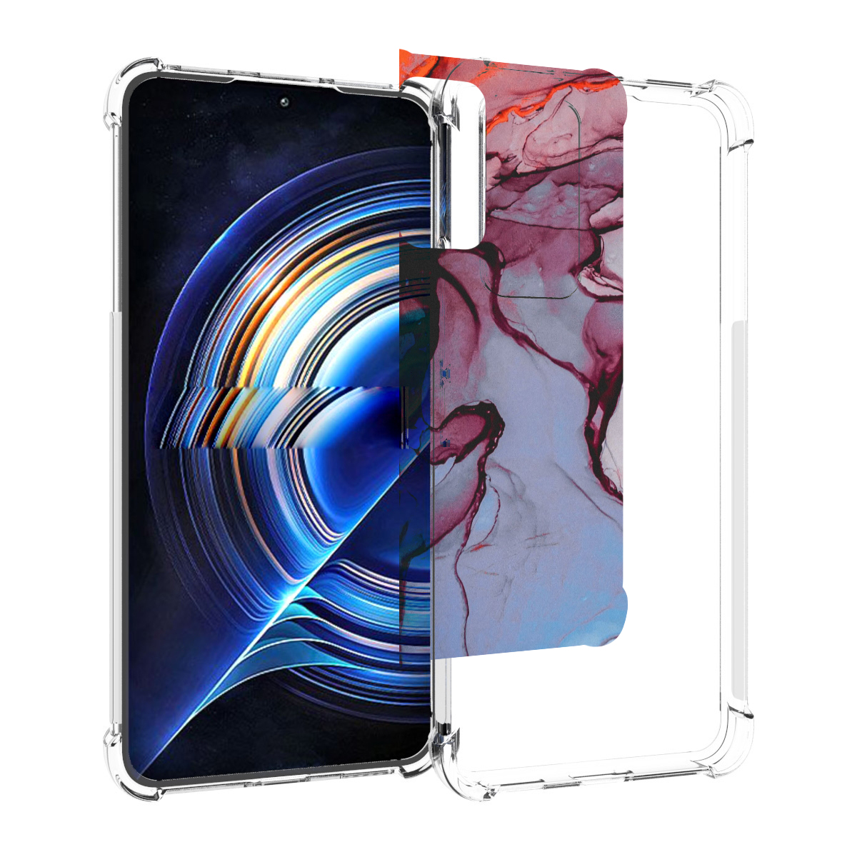 

Чехол MyPads мраморный рисунок для Tecno Camon 19 Neo, Прозрачный, Tocco