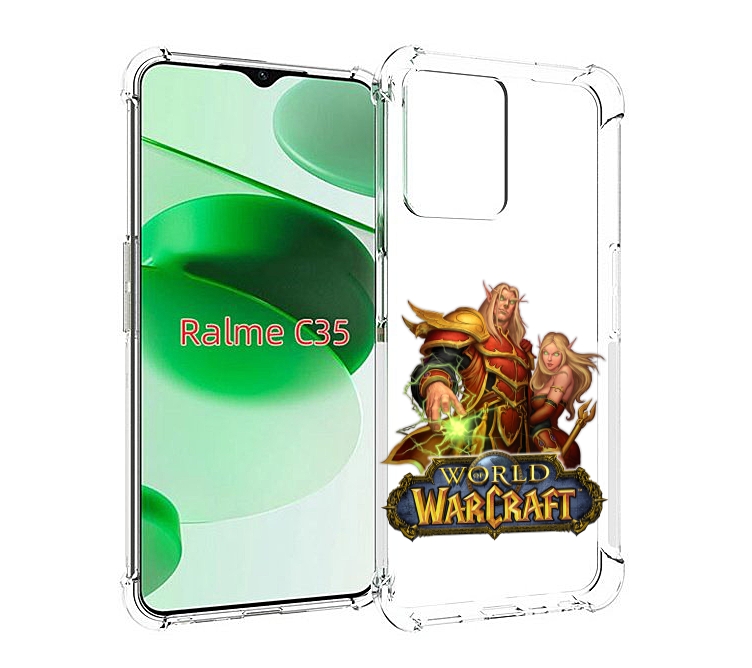 

Чехол MyPads варкрафт2 для Realme C35 / Narzo 50A Prime, Прозрачный, Tocco
