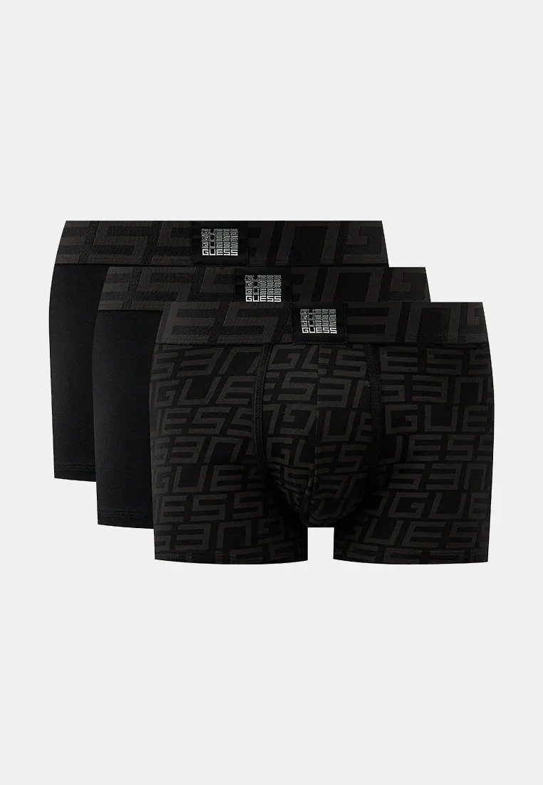 

Комплект мужских трусов Guess U4RG01K6YW0 черный XXL 3шт., U4RG01K6YW0