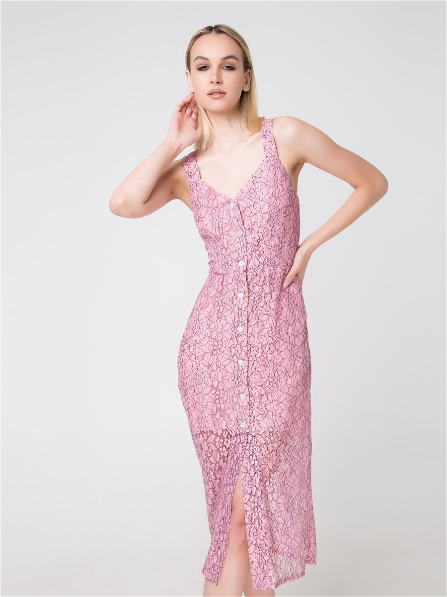 Платье женское Fors СР005 розовое 40 RU