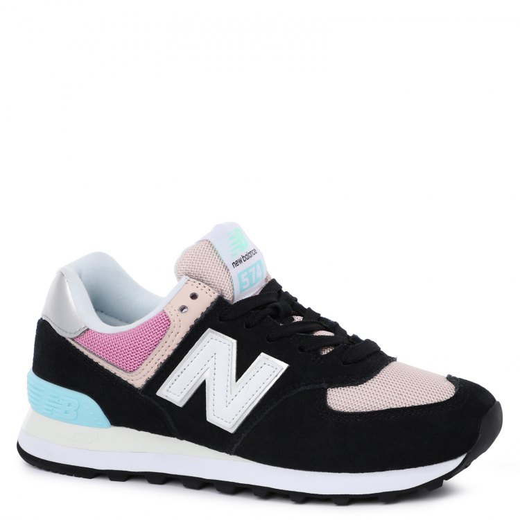 

Кроссовки женские New Balance WL574_2229269 черные 39 EU
