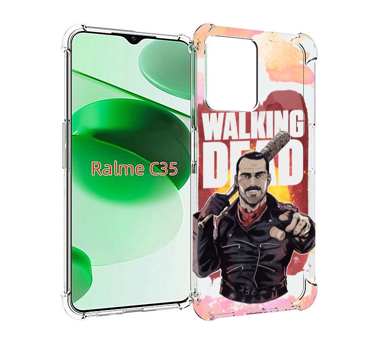 

Чехол MyPads ниган-смит для Realme C35 / Narzo 50A Prime, Прозрачный, Tocco