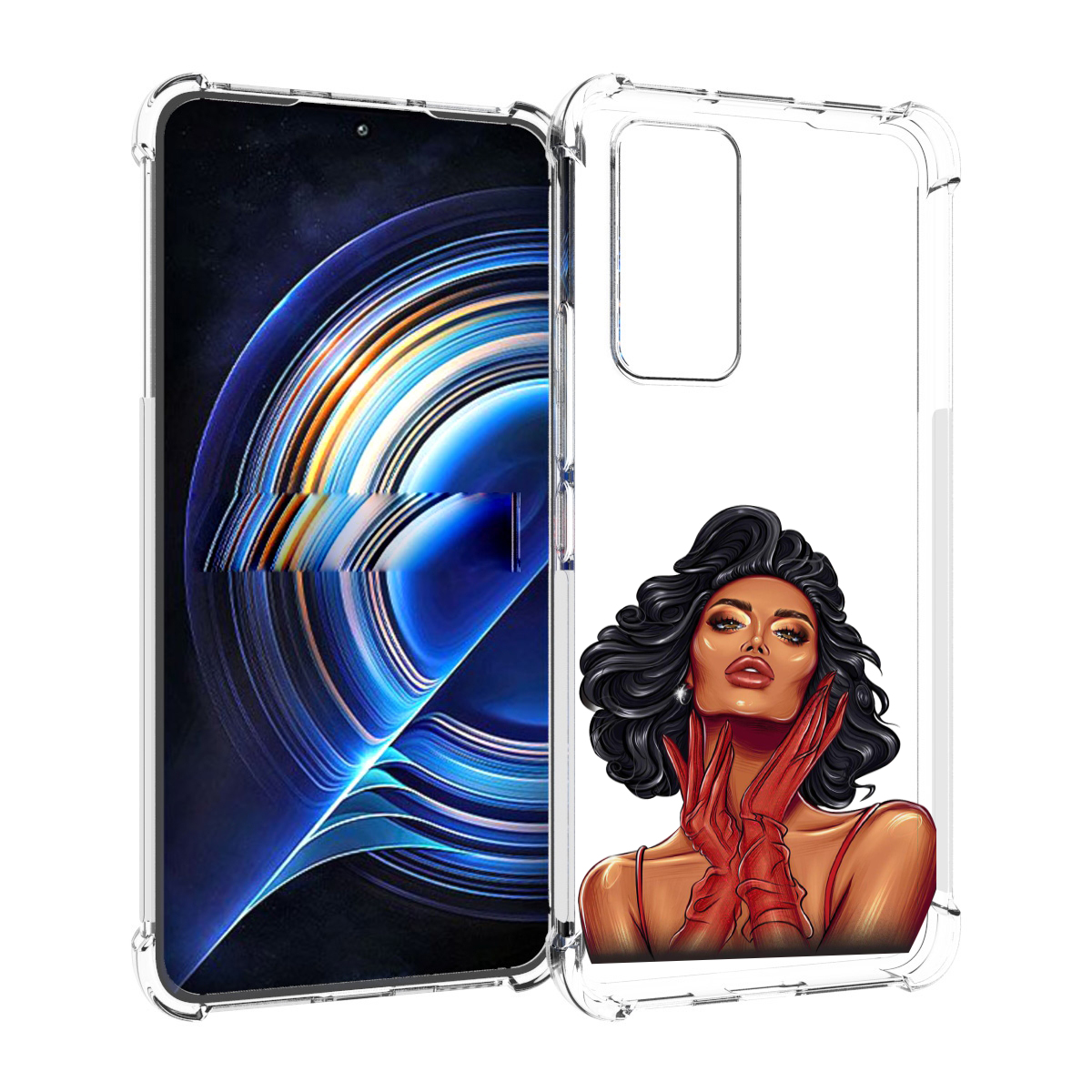 

Чехол MyPads мулатка-в-перчатках женский для Tecno Camon 19 Neo, Прозрачный, Tocco