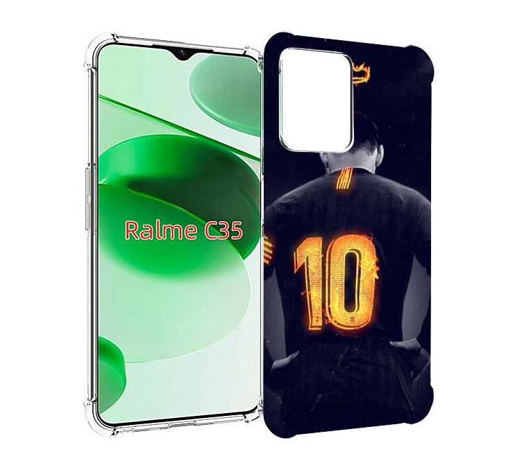 

Чехол MyPads номер-10 для Realme C35 / Narzo 50A Prime, Прозрачный, Tocco
