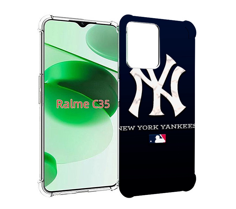 

Чехол MyPads нью оирк янкис беисбол для Realme C35 / Narzo 50A Prime, Прозрачный, Tocco