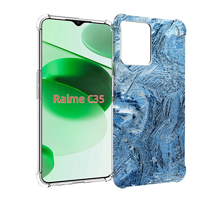 

Чехол MyPads обледенение для Realme C35 / Narzo 50A Prime, Прозрачный, Tocco