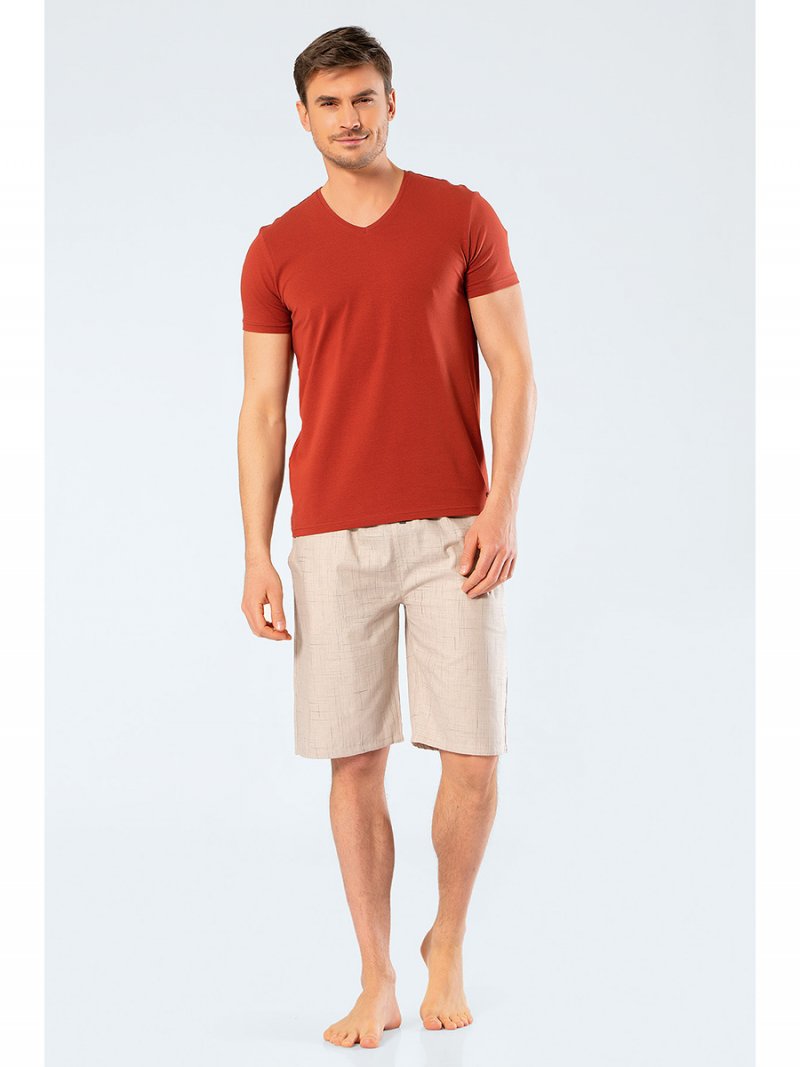 

Пижама мужская Cacharel 2211 бежевая XXL, 2211