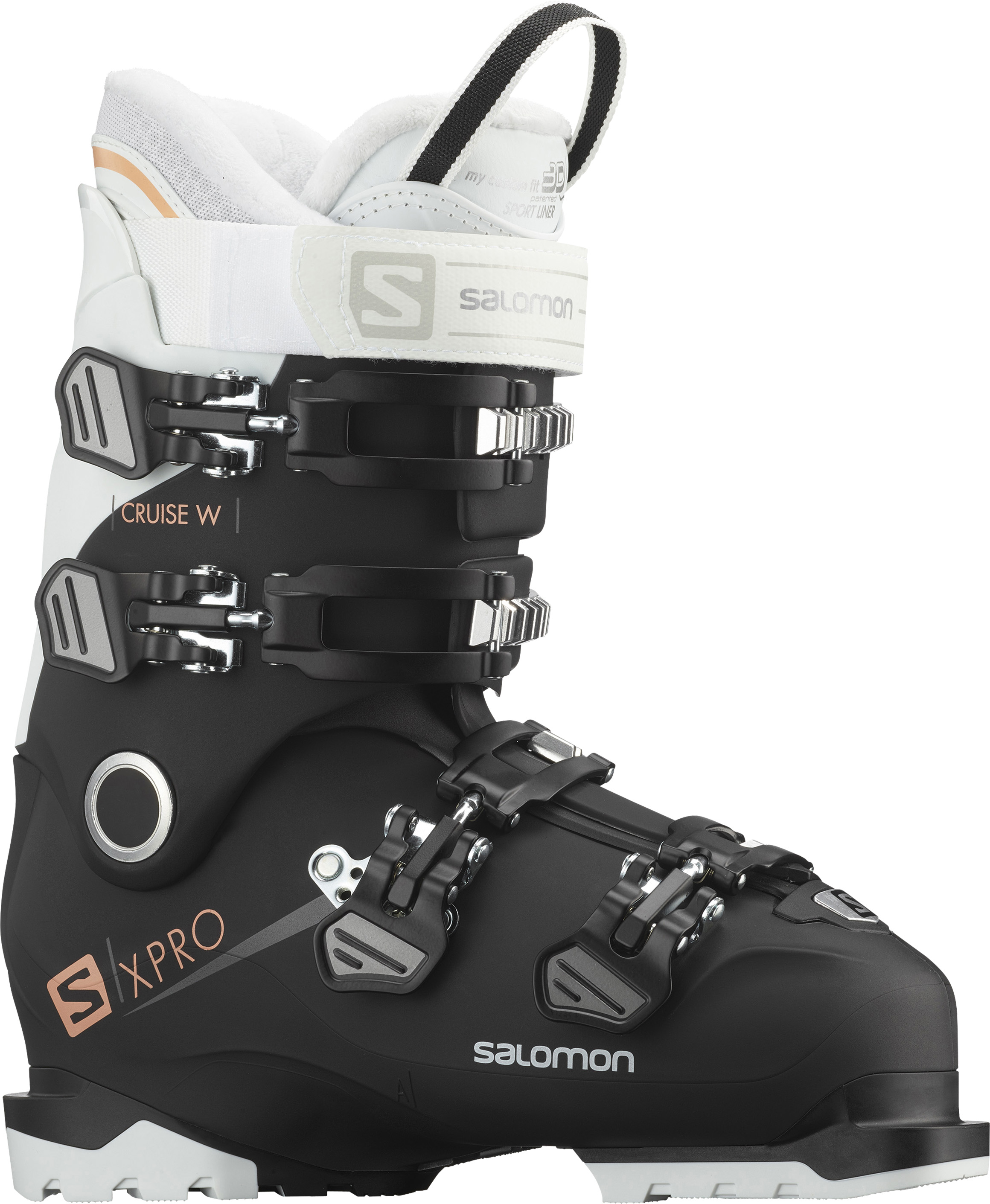 фото Горнолыжные ботинки salomon 2020-21 x pro 90 w cruise black/white/c (см:26)