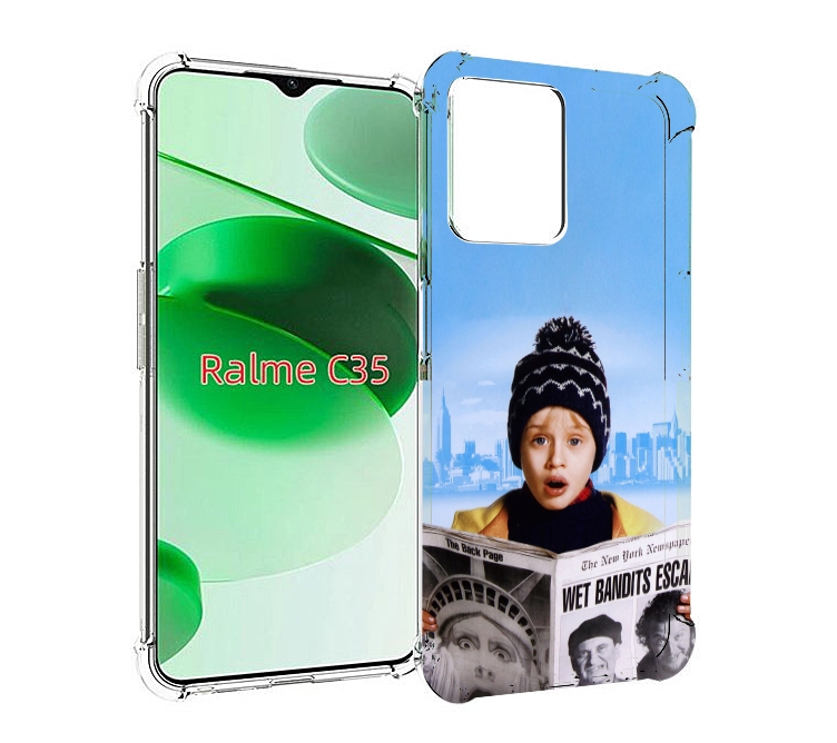 

Чехол MyPads один-дома-детский для Realme C35 / Narzo 50A Prime, Прозрачный, Tocco