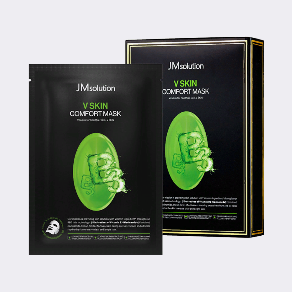 Маска-салфетка с витамином В3 JMsolution V Skin Comfort Mask Vitamin B3