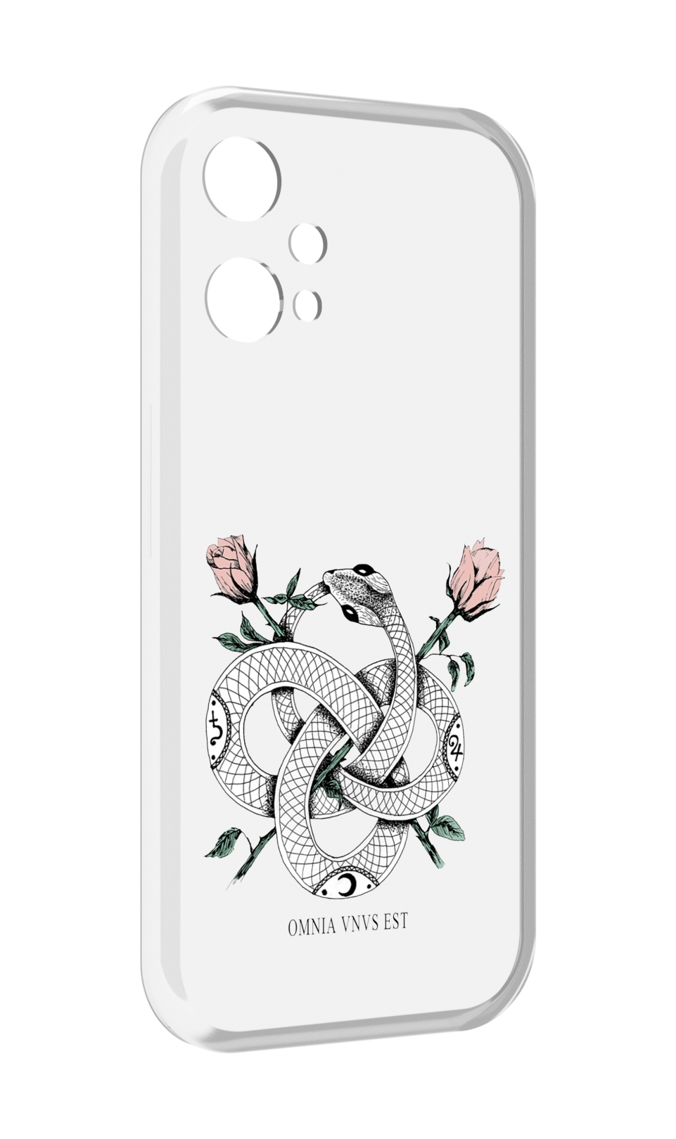 

Чехол MyPads нарисованная змея абстракция для OnePlus Nord CE 2 Lite 5G, Прозрачный, Tocco