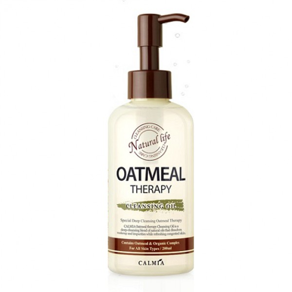 фото Гидрофильное масло с экстрактом овса calmia oatmeal therapy cleansing oil