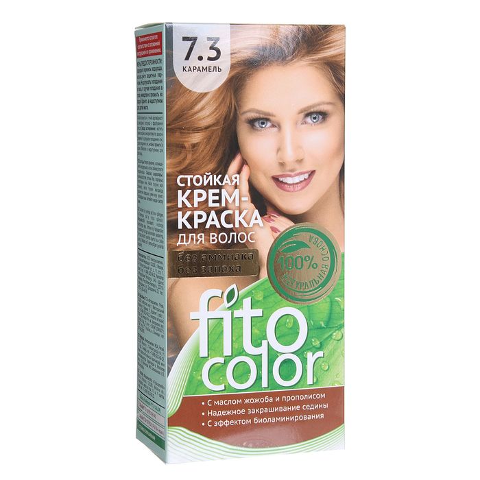

Стойкая крем-краска для волос Fitocolor, тон карамель, 115 мл, Fitocolor