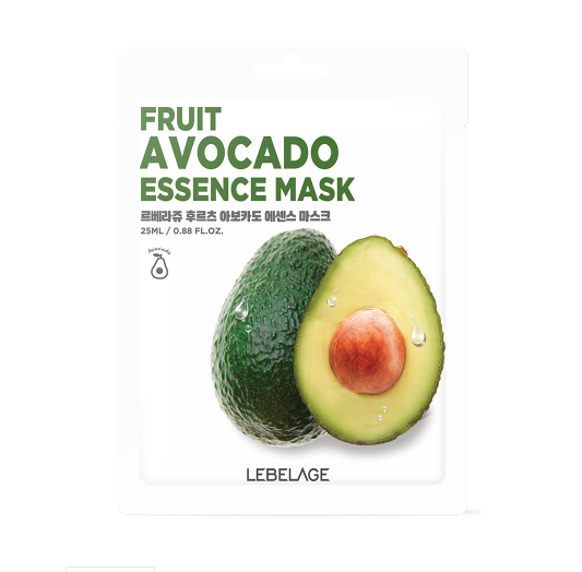 Маска-салфетка с авокадо Lebelage Fruit Avocado Essence Mask