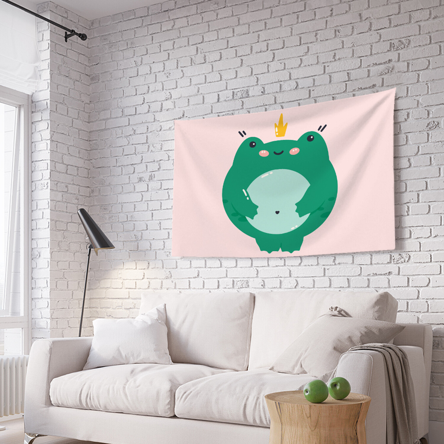 

Горизонтальное фотопанно на стену JoyArty Довольный лягушонок, из ткани, 100х150 см, Довольный лягушонок