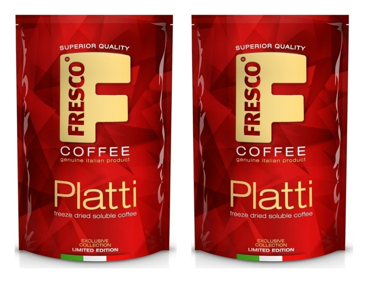 Кофе растворимый Fresco Platti, 75 г х 2 шт