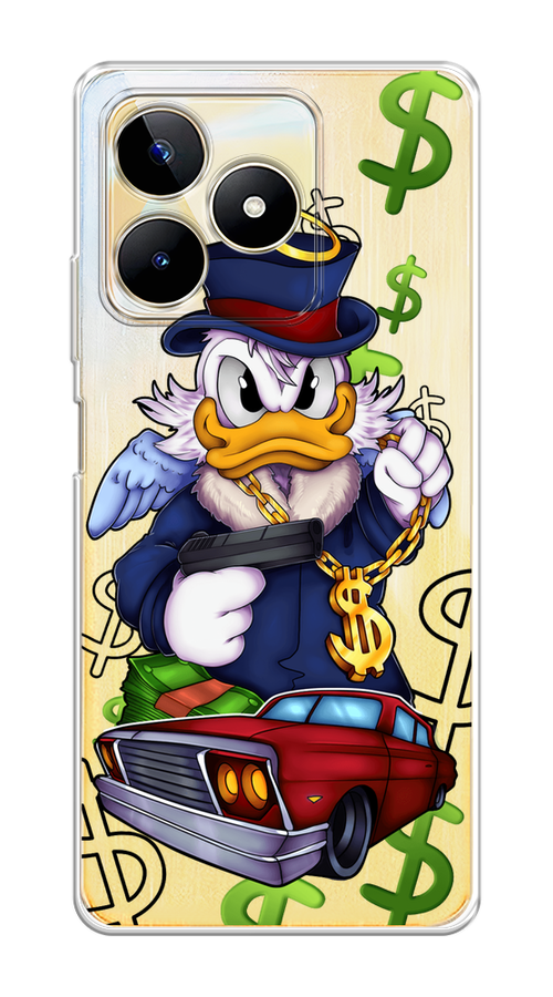 

Чехол на Realme C53 "Scrooge McDuck with a Gold Chain", Красный;синий;белый, 2514650-6