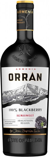 

Винный напиток Orran Blackberry Semisweet 12%, 750 мл