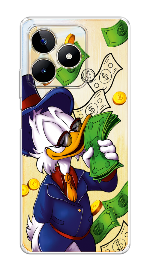 

Чехол на Realme C53 "Scrooge McDuck with Money", Синий;зеленый;белый, 2514650-6