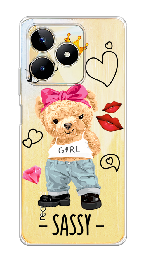 

Чехол на Realme C53 "Sugar Mommy", Голубой;белый;розовый, 2514650-6