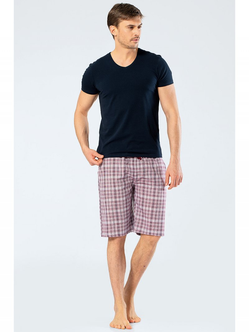 

Пижама мужская Cacharel 2214 бордовая XXL, 2214