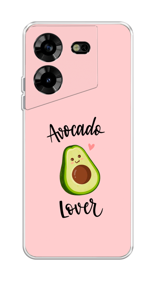 

Чехол на Tecno Pova 5 "Avocado lover", Розовый;зеленый, 303950-6