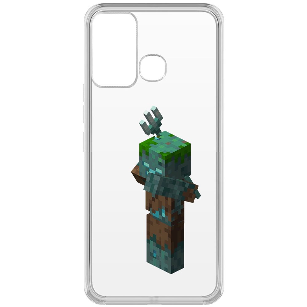 Чехол-накладка Minecraft-Утопленник для INFINIX Hot 12 Play