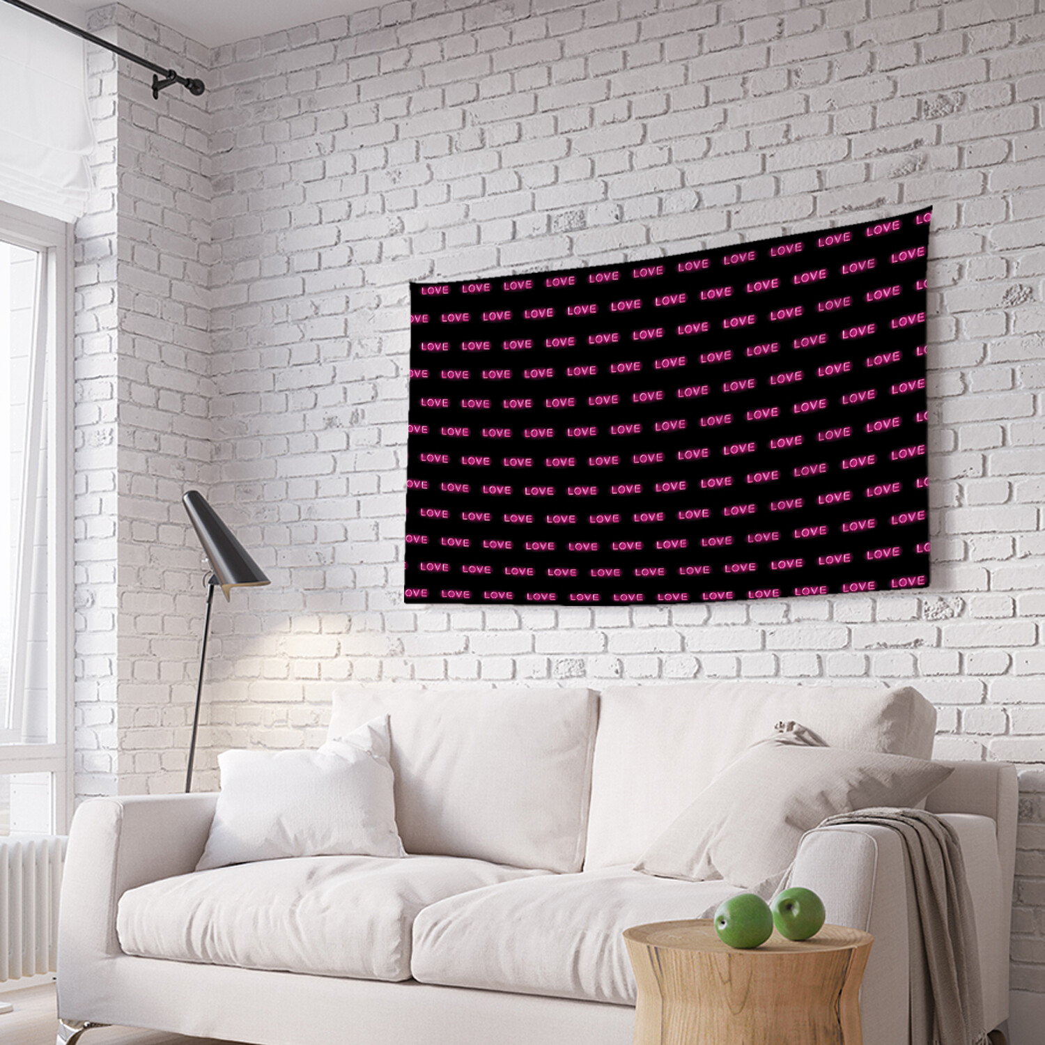 

Горизонтальное фотопанно на стену JoyArty love, из ткани, 100х150 см, love