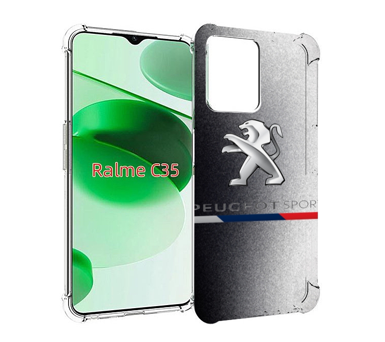 

Чехол MyPads peugeot-1 для Realme C35 / Narzo 50A Prime, Прозрачный, Tocco