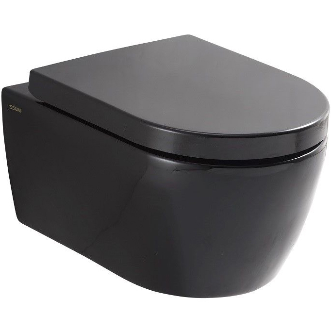 

Унитаз подвесной SSWW SSCT2038 Black с сиденьем микролифт