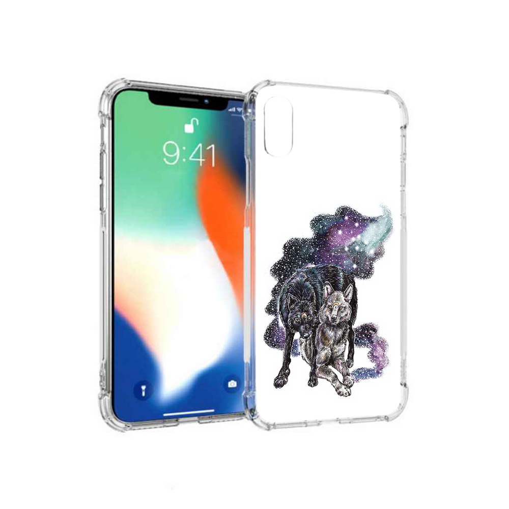 

Чехол MyPads Tocco для Apple iPhone XS Max звездные волки (PT117540.614.352), Прозрачный, Tocco