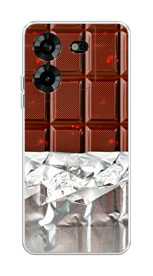 

Чехол на Tecno Pova 5 "Шоколад в обертке", Коричневый, 303950-6
