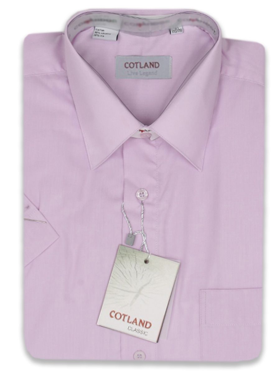 Рубашка мужская Cotland DF256-K фиолетовая 39/176-182