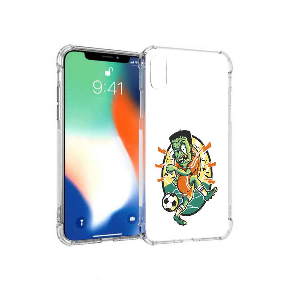 

Чехол MyPads Tocco для Apple iPhone XS Max зомби футболист (PT117540.614.368), Прозрачный, Tocco