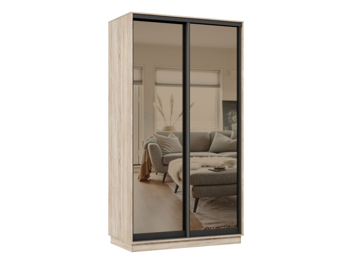 

Шкаф-купе Хочу домой Маршал Дуб Сонома/Зеркало Бронза 1500х450х2200 мм, Бежевый, Маршал 50405