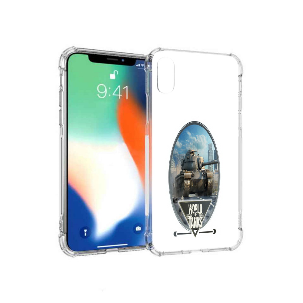 

Чехол MyPads Tocco для Apple iPhone XS Max игра с танками (PT117540.614.375), Прозрачный, Tocco
