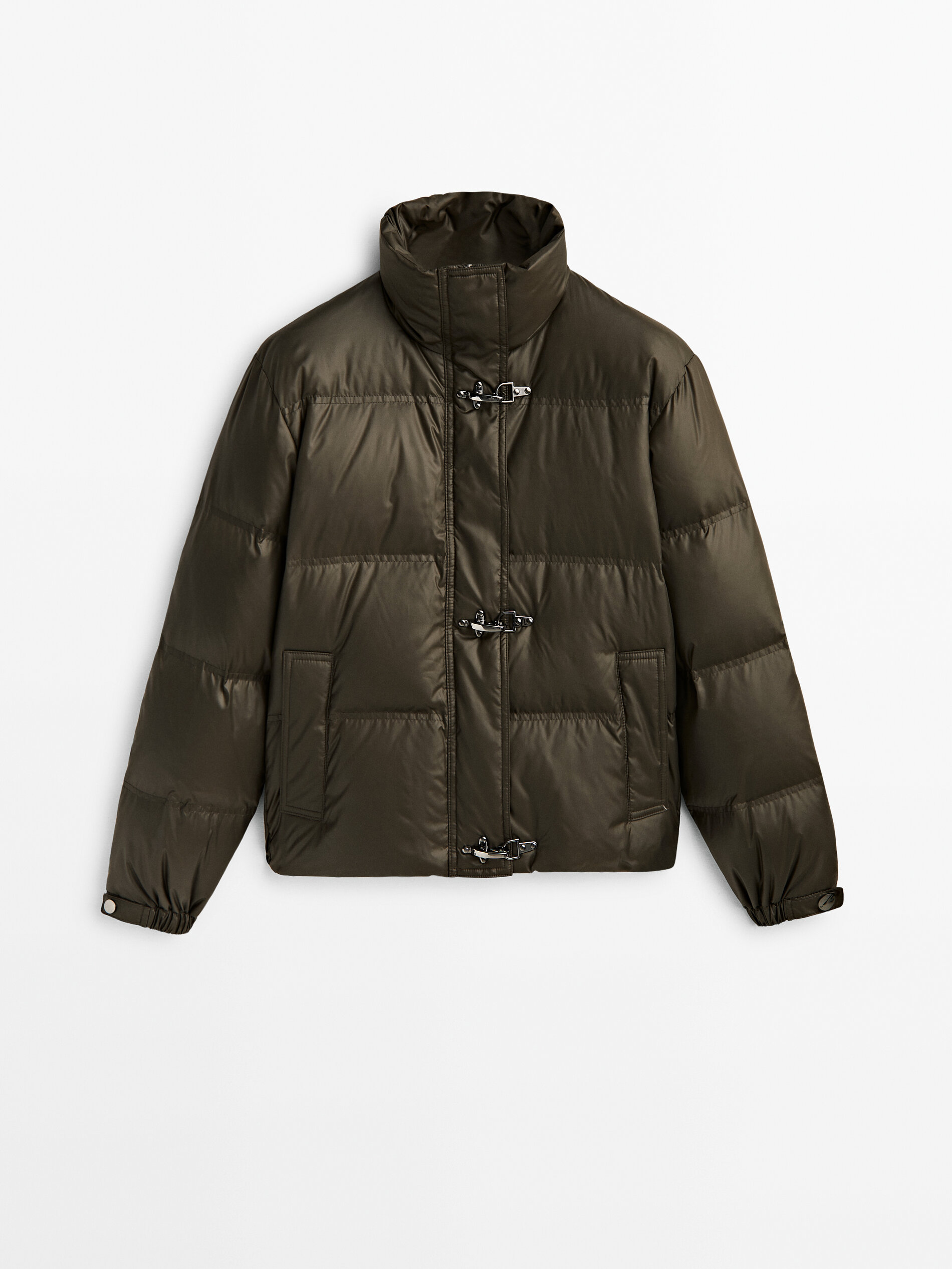 

Куртка женская Massimo Dutti 06703603916 зеленая XS (доставка из-за рубежа), 06703603916