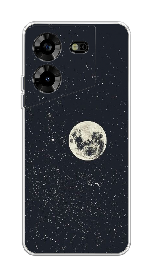 

Чехол на Tecno Pova 5 "Полнолуние", Бордовый, 303950-2