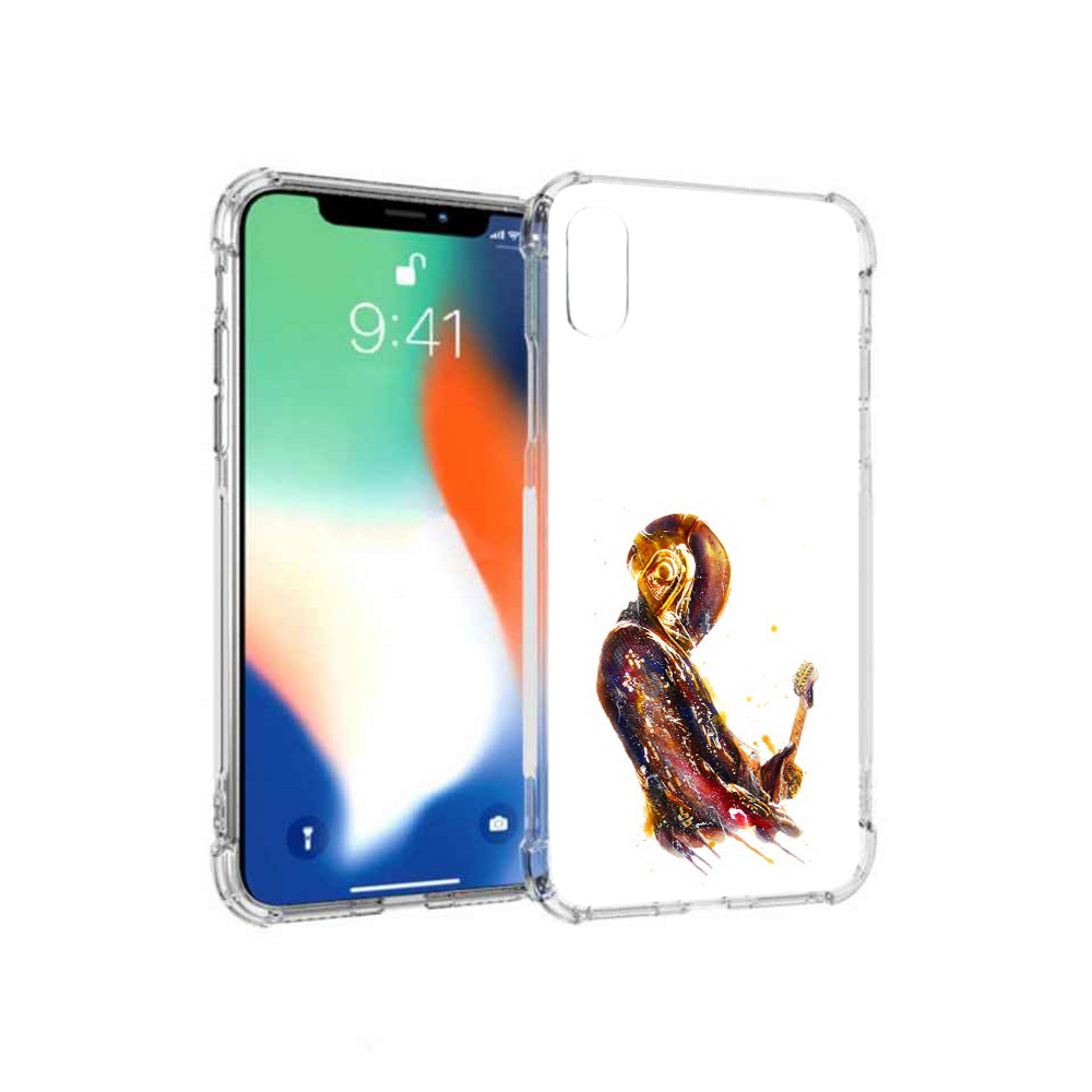 

Чехол MyPads Tocco для Apple iPhone XS Max космо-музыкант (PT117540.614.393), Прозрачный, Tocco